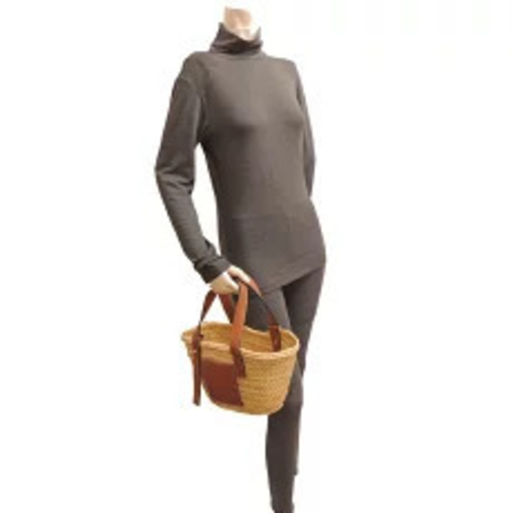 Loewe Basket Handbag Raffia - Picture 8 of 8